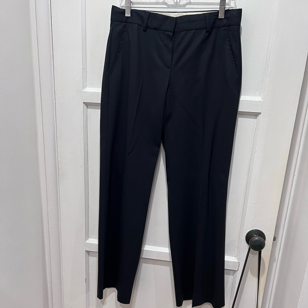 Theory black pants wide leg - sz 6